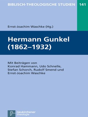 cover image of Hermann Gunkel (1862-1932)